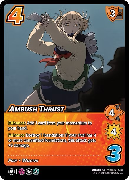 Ambush Thrust [Jet Burn] | Amazing Games TCG