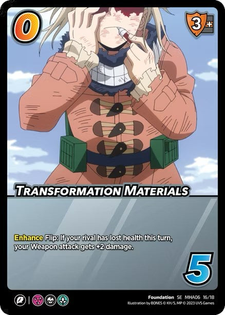 Transformation Materials [Jet Burn] | Amazing Games TCG