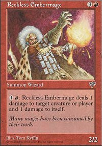 Reckless Embermage [Mirage] | Amazing Games TCG