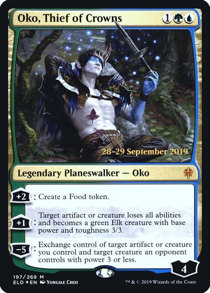 Oko, Thief of Crowns  [Throne of Eldraine Prerelease Promos] | Amazing Games TCG