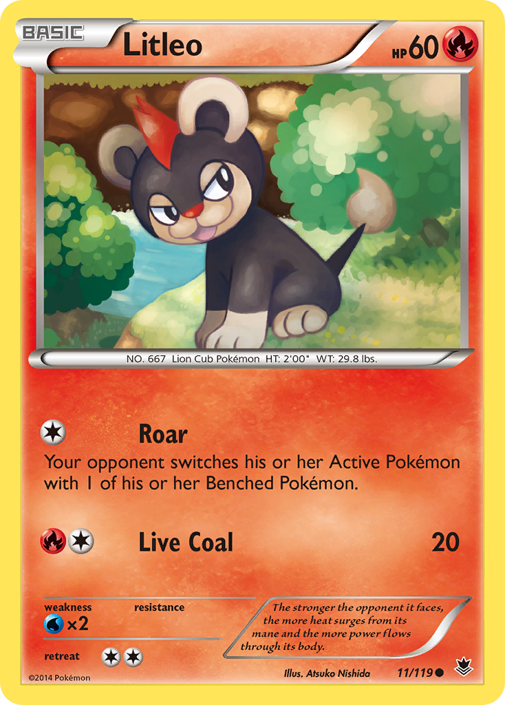 Litleo (11/119) [XY: Phantom Forces] | Amazing Games TCG