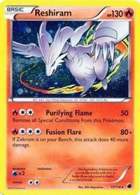 Reshiram (17/116) (Cosmos Holo) [Black & White: Plasma Freeze] | Amazing Games TCG