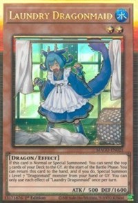 Laundry Dragonmaid [MAGO-EN021] Gold Rare | Amazing Games TCG