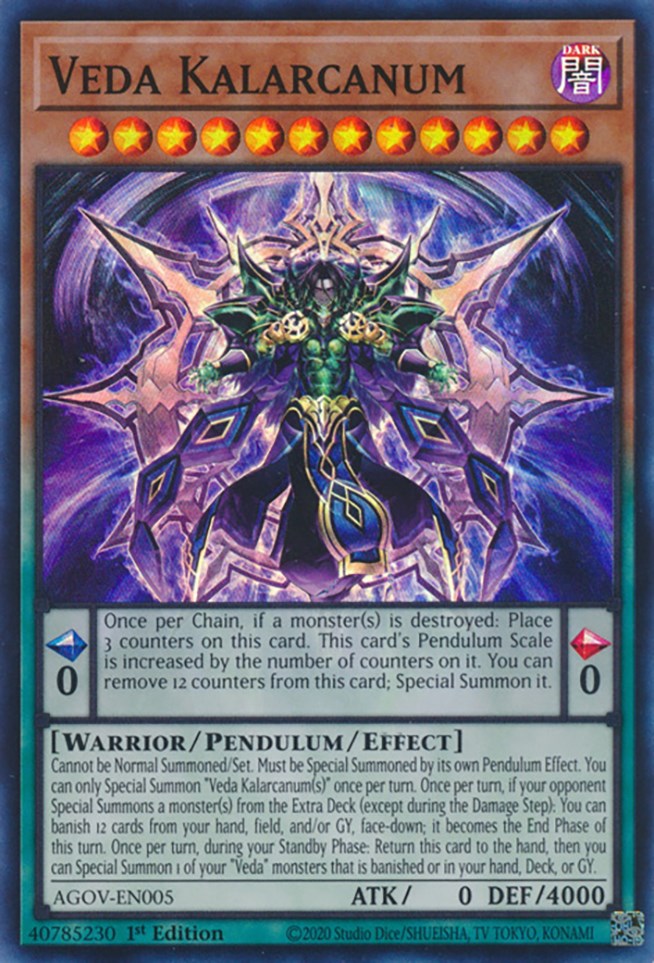 Veda Kalarcanum [AGOV-EN005] Super Rare | Amazing Games TCG