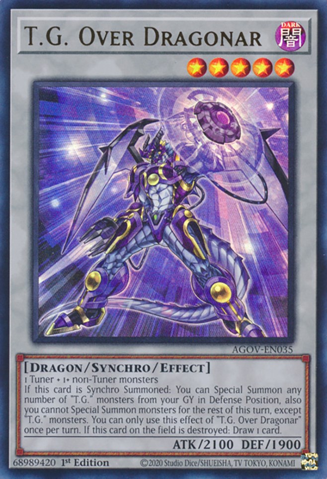 T.G. Over Dragonar [AGOV-EN035] Ultra Rare | Amazing Games TCG