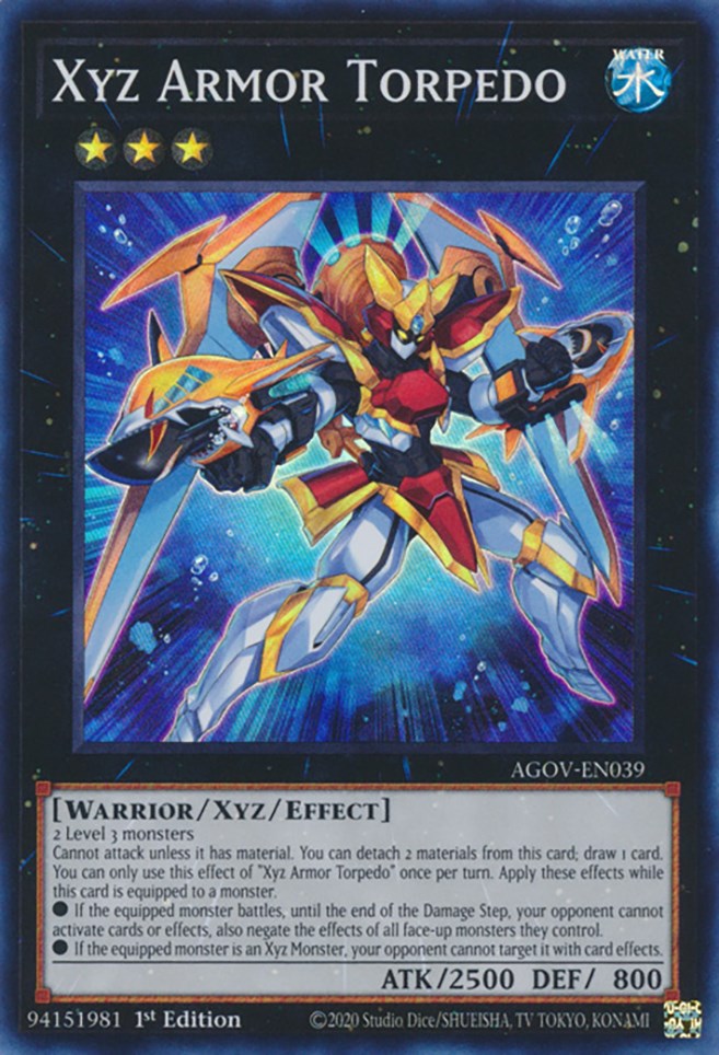 Xyz Armor Torpedo [AGOV-EN039] Super Rare | Amazing Games TCG