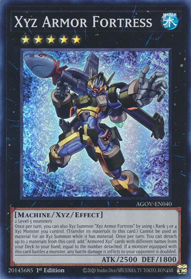 Xyz Armor Fortress [AGOV-EN040] Super Rare | Amazing Games TCG