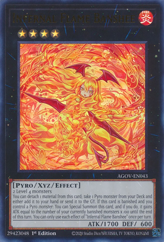 Infernal Flame Banshee [AGOV-EN043] Ultra Rare | Amazing Games TCG