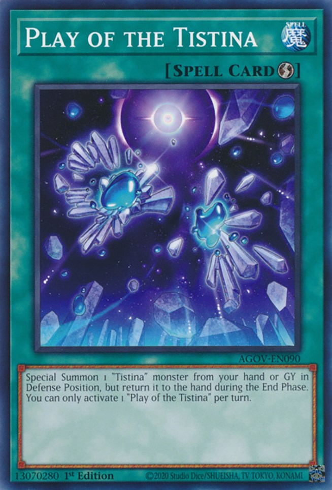 Play of the Tistina [AGOV-EN090] Common | Amazing Games TCG