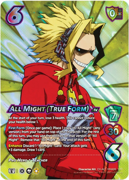 All Might (True Form) [Jet Burn] | Amazing Games TCG