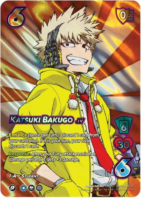 Katsuki Bakugo (6/17) [Jet Burn] | Amazing Games TCG