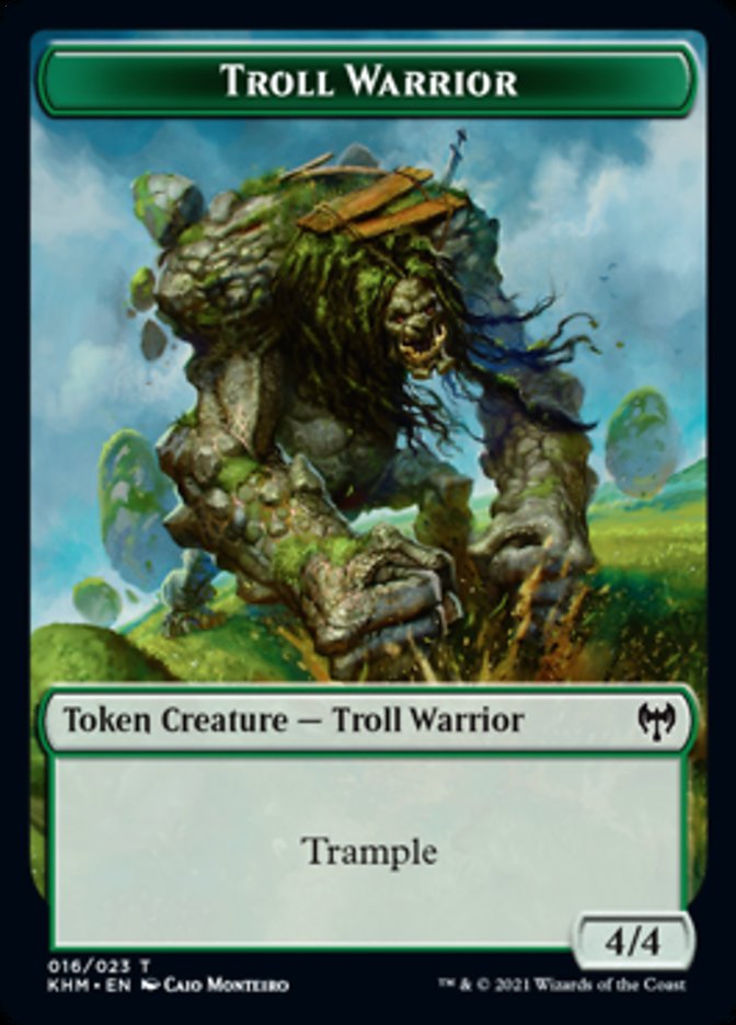 Troll Warrior Token [Kaldheim] | Amazing Games TCG