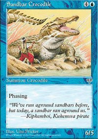 Sandbar Crocodile [Mirage] | Amazing Games TCG