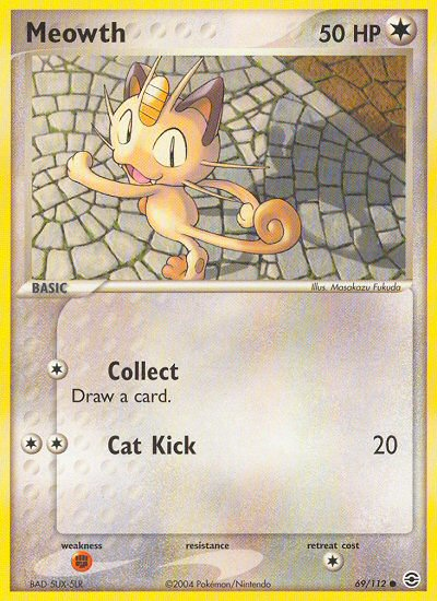 Meowth (69/112) [EX: FireRed & LeafGreen] | Amazing Games TCG