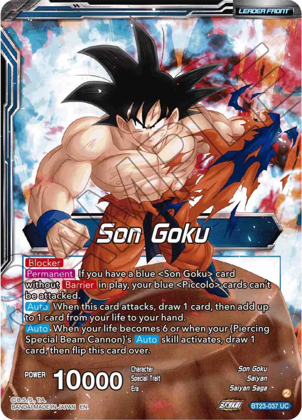 Son Goku // Son Goku & Piccolo, Rag-Tag Alliance (BT23-037) [Perfect Combination] | Amazing Games TCG