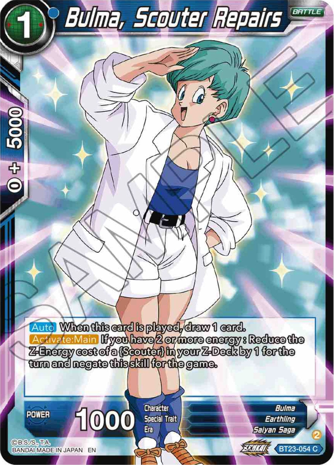 Bulma, Scouter Repairs (BT23-054) [Perfect Combination] | Amazing Games TCG