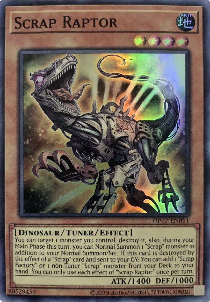 Scrap Raptor [OP17-EN011] Super Rare | Amazing Games TCG