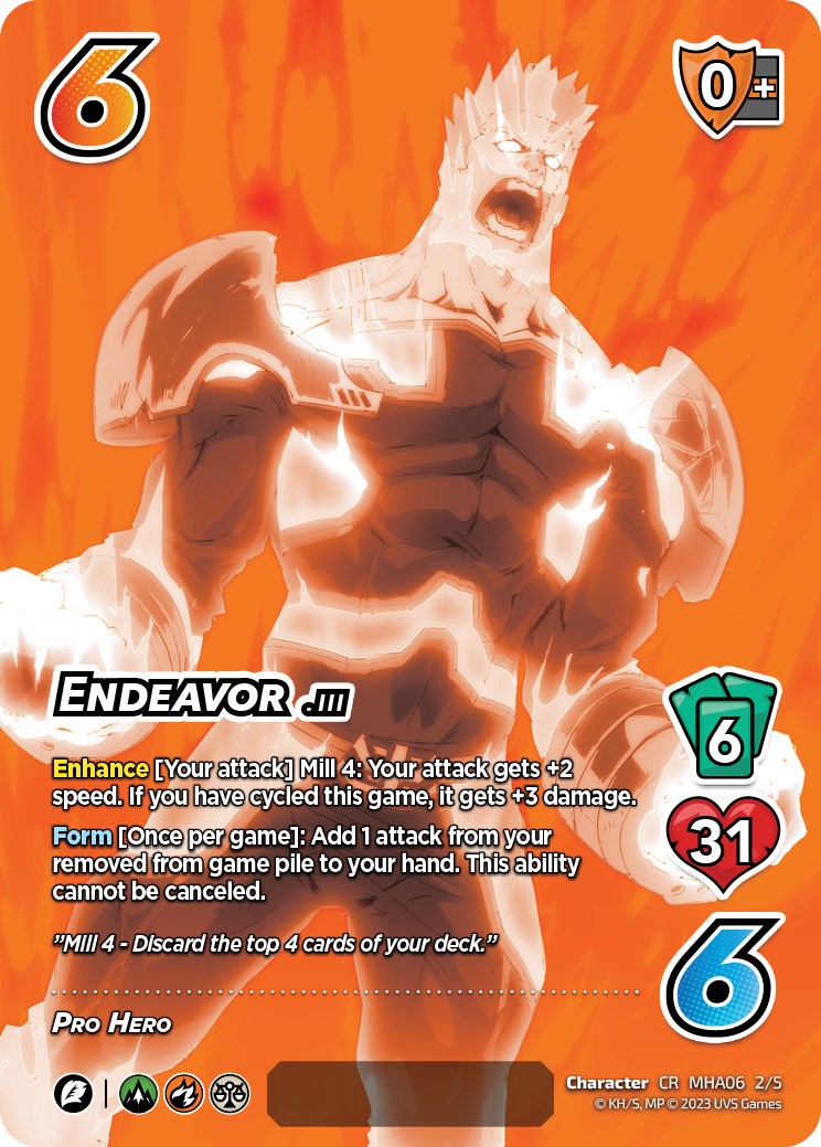 Endeavor (Serialized) [Jet Burn] | Amazing Games TCG