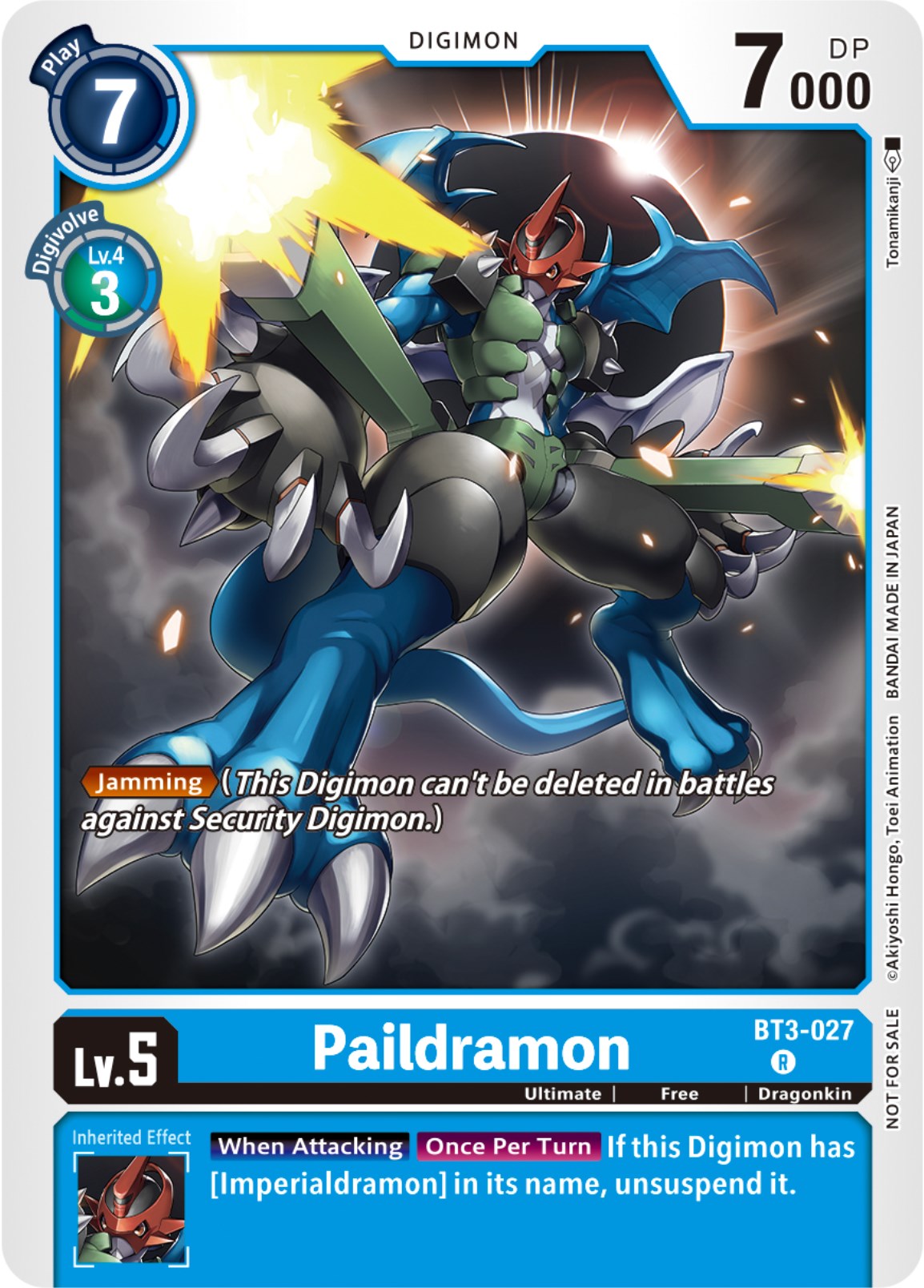 Paildramon [BT3-027] (NYCC 2023 Demo Deck) [Release Special Booster Ver.1.5] | Amazing Games TCG