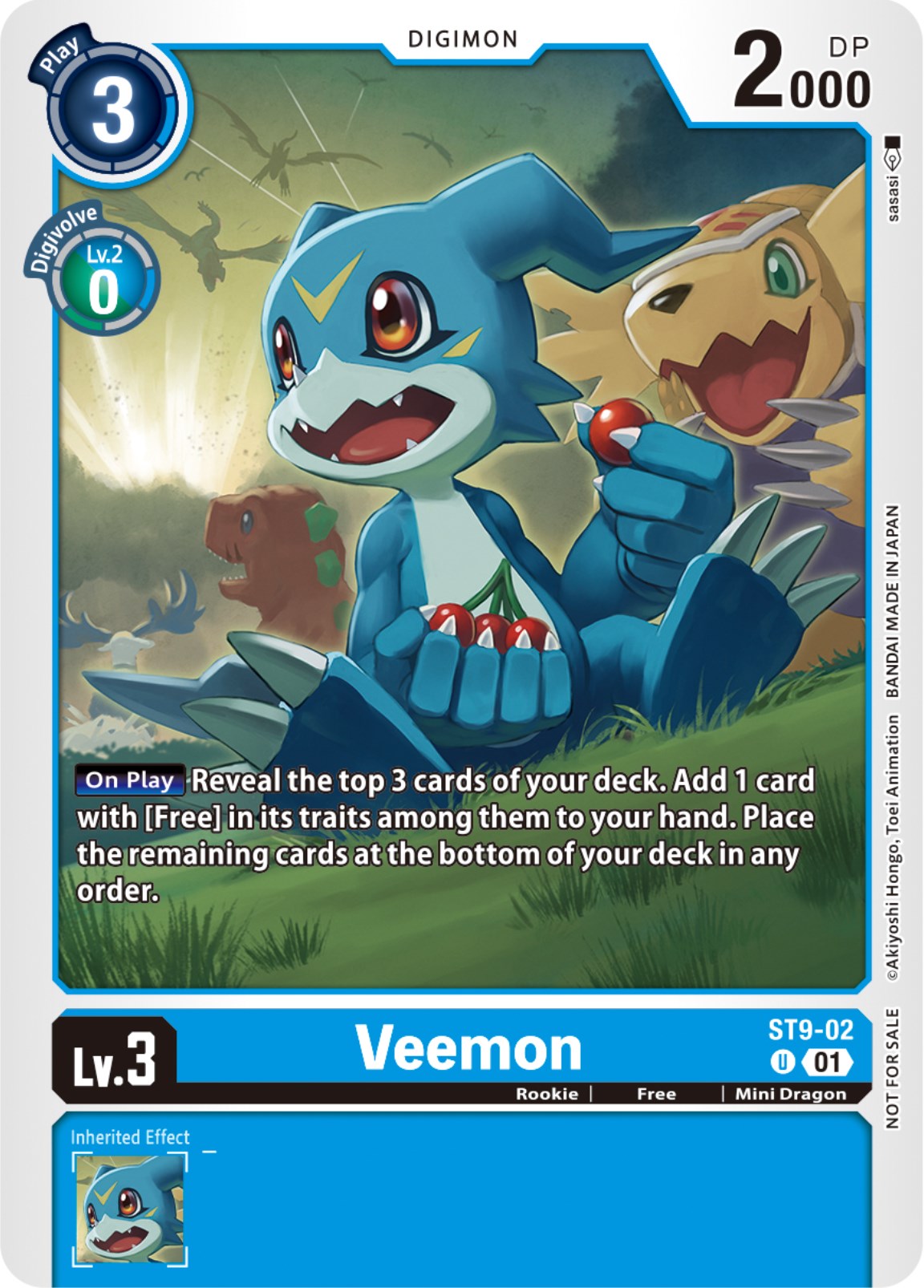Veemon [ST9-02] (NYCC 2023 Demo Deck) [Starter Deck: Ultimate Ancient Dragon] | Amazing Games TCG