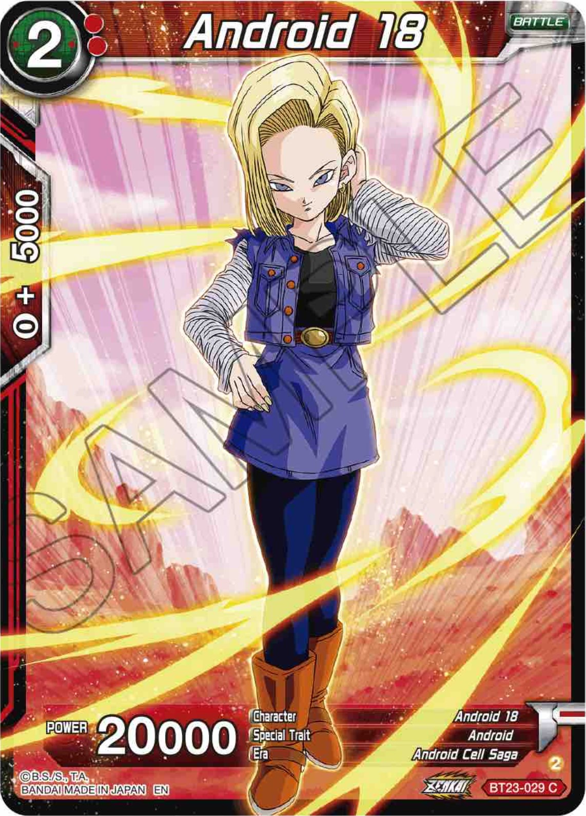 Android 18 (BT23-029) [Perfect Combination] | Amazing Games TCG