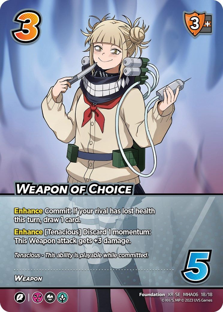 Weapon of Choice (XR) [Jet Burn] | Amazing Games TCG
