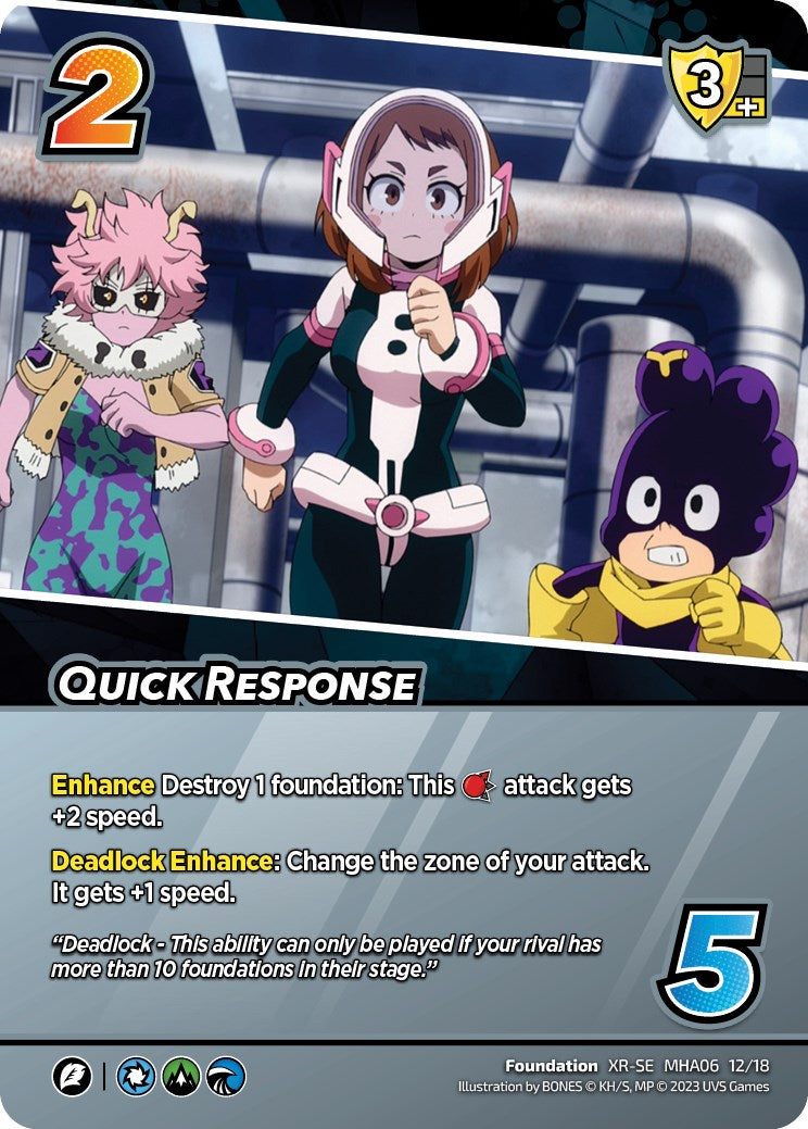 Quick Response (XR) [Jet Burn] | Amazing Games TCG