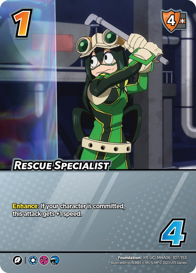 Rescue Specialist (XR) [Jet Burn] | Amazing Games TCG