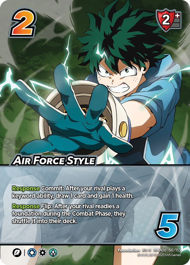Air Force Style (XR) [Jet Burn] | Amazing Games TCG