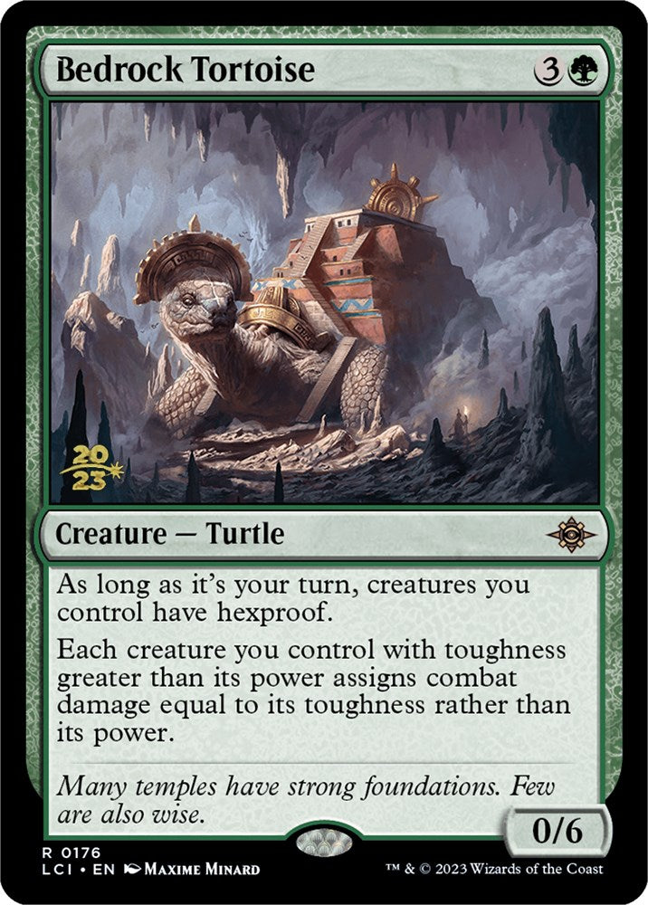 Bedrock Tortoise [The Lost Caverns of Ixalan Prerelease Cards] | Amazing Games TCG