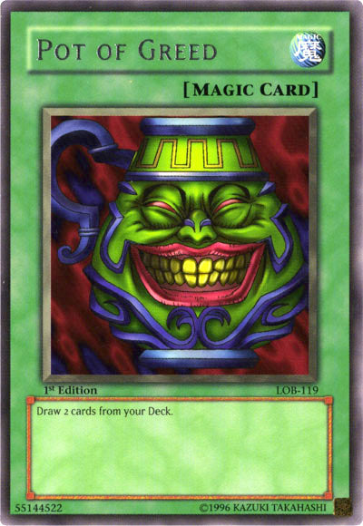 Pot of Greed [LOB-119] Rare | Amazing Games TCG