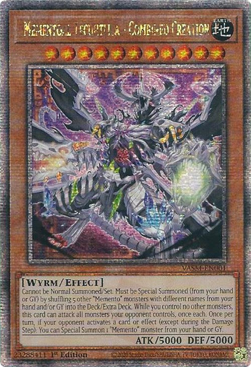 Mementoal Tecuhtlica - Combined Creation (Quarter Century Secret Rare) [VASM-EN001] Quarter Century Secret Rare | Amazing Games TCG