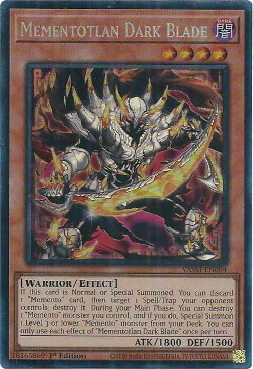 Mementotlan Dark Blade (CR) [VASM-EN004] Collector's Rare | Amazing Games TCG