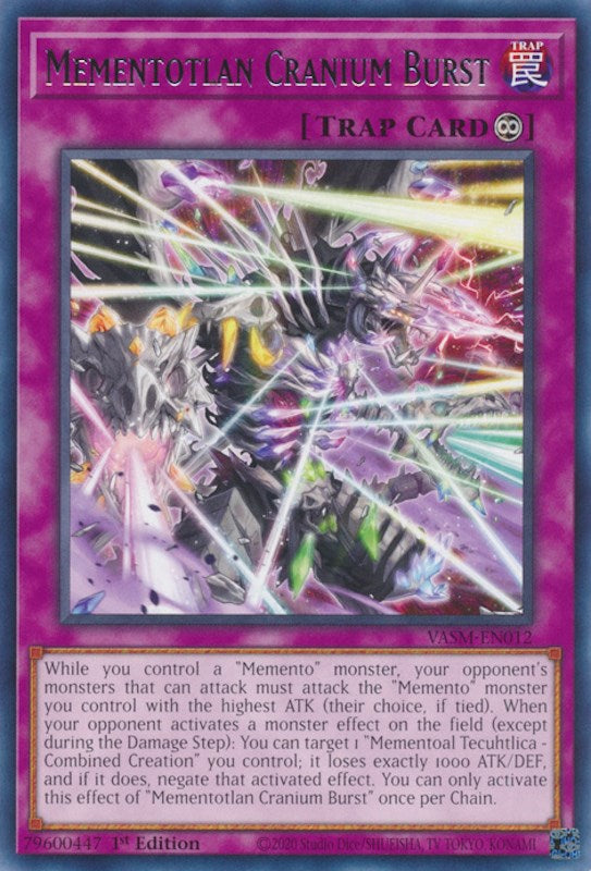 Mementotlan Cranium Burst [VASM-EN012] Rare | Amazing Games TCG