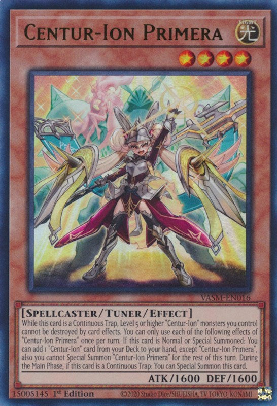 Centur-Ion Primera [VASM-EN016] Ultra Rare | Amazing Games TCG