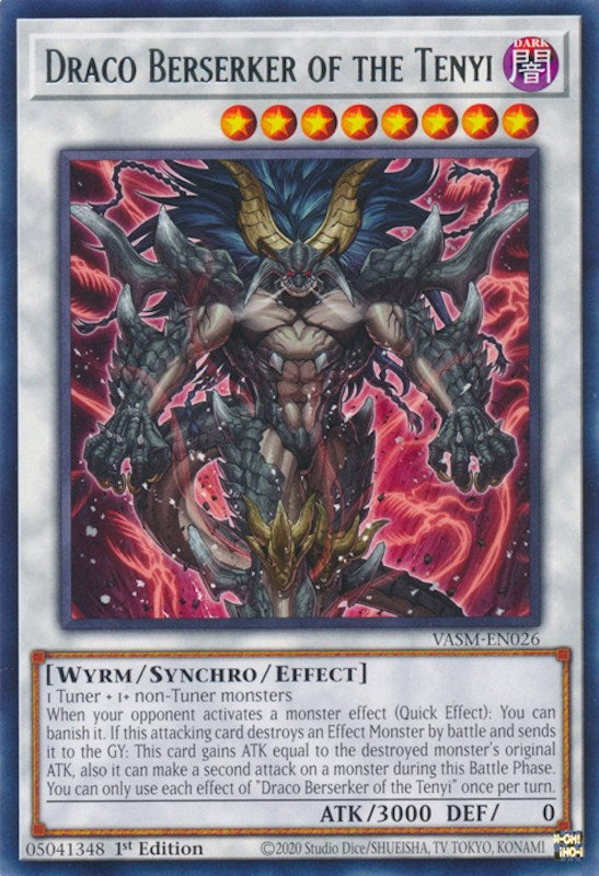 Draco Berserker of the Tenyi [VASM-EN026] Rare | Amazing Games TCG