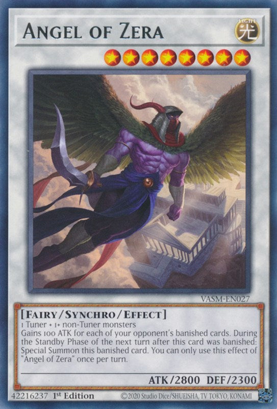 Angel of Zera [VASM-EN027] Rare | Amazing Games TCG