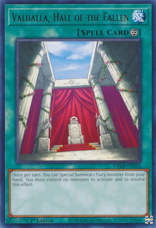 Valhalla, Hall of the Fallen [VASM-EN056] Rare | Amazing Games TCG