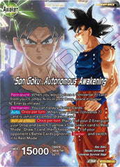 SSB Son Goku // Son Goku, Autonomous Awakening (BT23-099) [Perfect Combination] | Amazing Games TCG