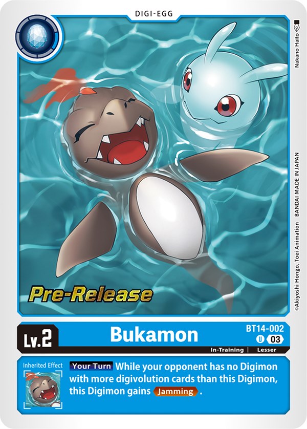 Bukamon [BT14-002] [Blast Ace Pre-Release Cards] | Amazing Games TCG