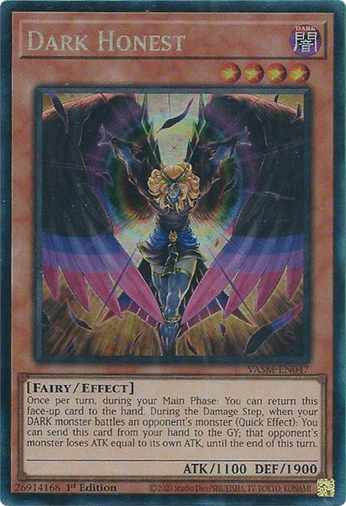 Dark Honest (CR) [VASM-EN047] Collector's Rare | Amazing Games TCG