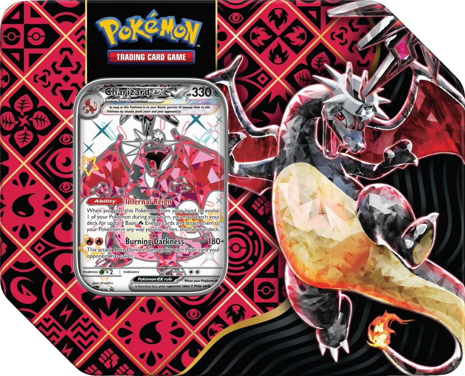 Scarlet & Violet: Paldean Fates - Tin (Charizard ex) | Amazing Games TCG