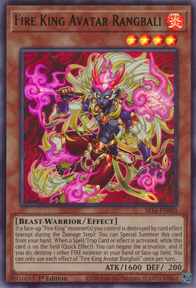 Fire King Avatar Rangbali [SR14-EN003] Ultra Rare | Amazing Games TCG