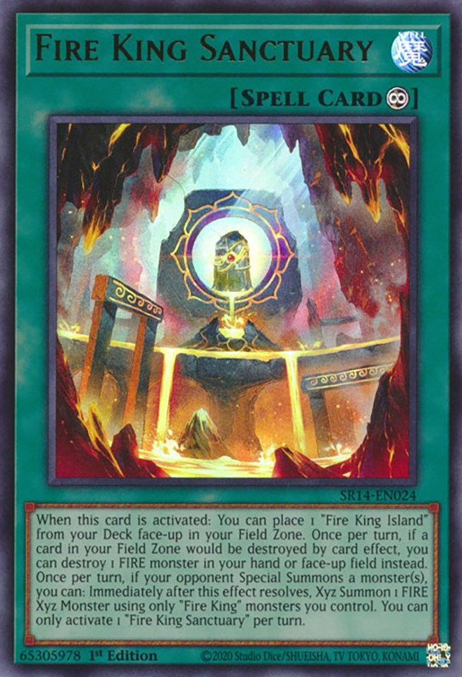 Fire King Sanctuary [SR14-EN024] Ultra Rare | Amazing Games TCG