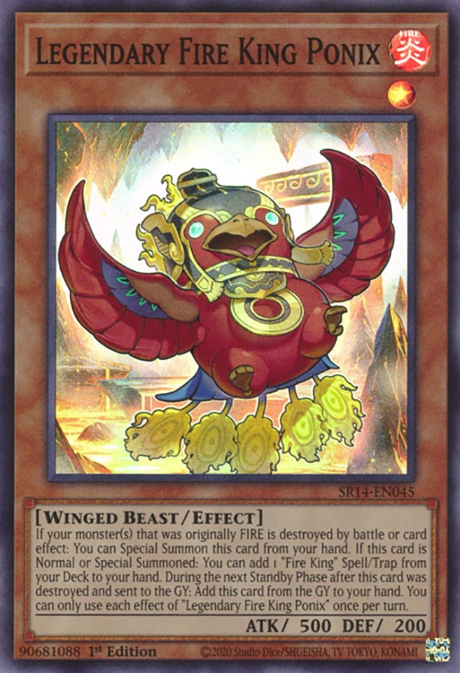 Legendary Fire King Ponix [SR14-EN045] Super Rare | Amazing Games TCG