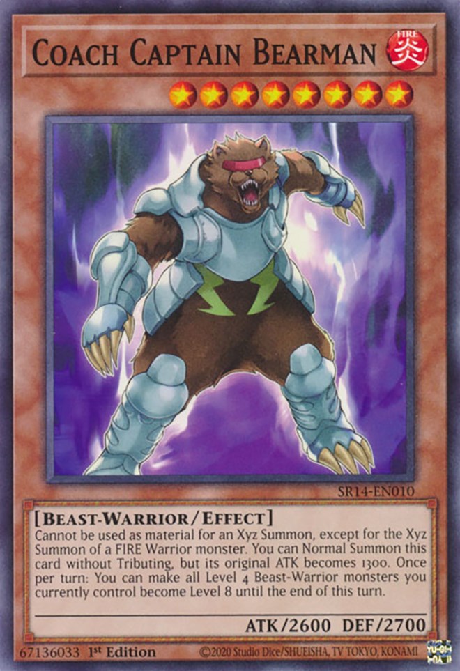 Coach Captain Bearman [SR14-EN010] Common | Amazing Games TCG