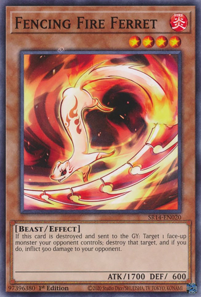 Fencing Fire Ferret [SR14-EN020] Common | Amazing Games TCG