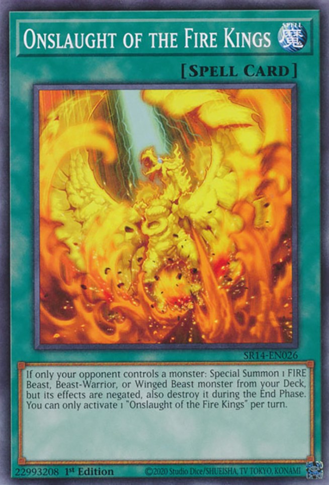 Onslaught of the Fire Kings [SR14-EN026] Common | Amazing Games TCG