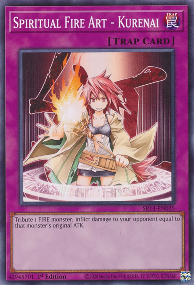 Spiritual Fire Art - Kurenai [SR14-EN035] Common | Amazing Games TCG