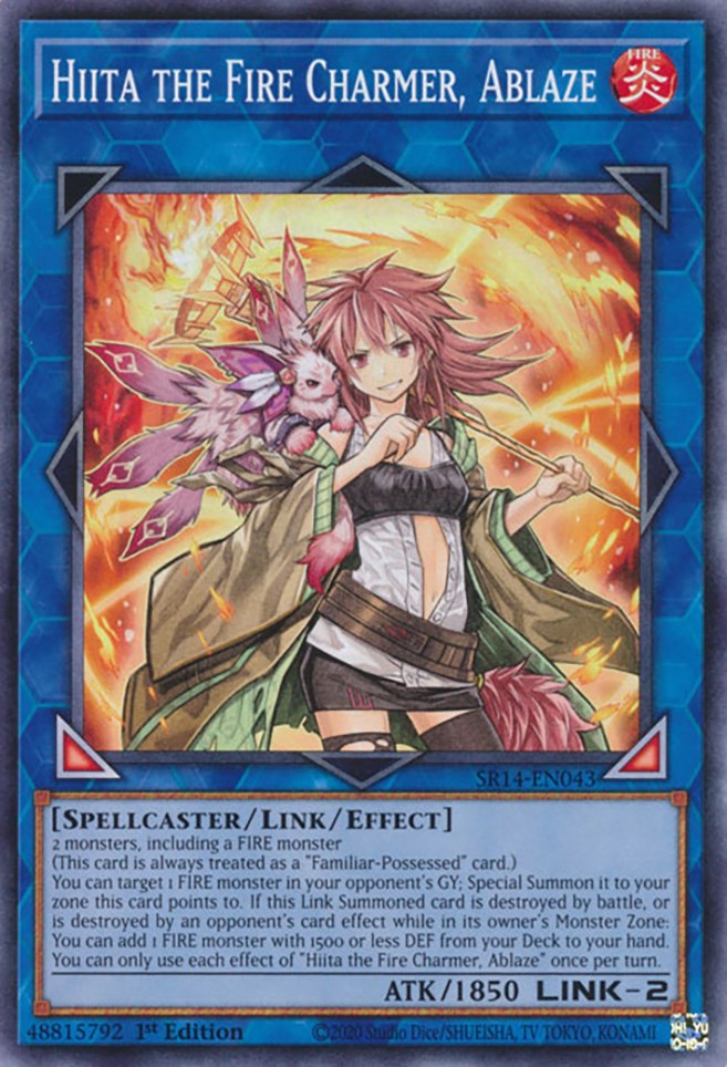 Hiita the Fire Charmer, Ablaze [SR14-EN043] Common | Amazing Games TCG